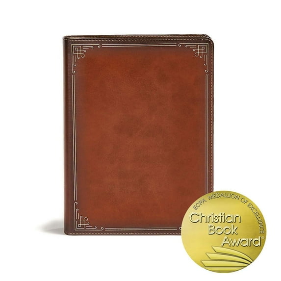 CSB Ancient Faith Study Bible, Tan LeatherTouch, Indexed (Hardcover)