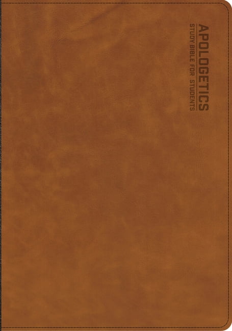 CSB Apologetics Study Bible for Students, Brown Leathertouch, Indexed, (Hardcover)