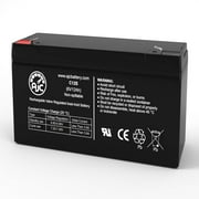 CSB CS8 6V 12Ah بطارية حمض الرصاص المختومة - هذا هو استبدال العلامة التجارية AJC