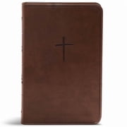 CSB Compact Bible, Value Edition, Brown Leathertouch, Hardcover