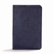 CSB Compact Bible, Value Edition, Navy Leathertouch, Hardcover