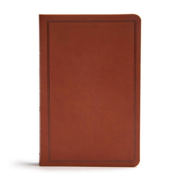 CSB Deluxe Gift Bible, Brown Leathertouch, (Hardcover)