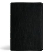CSB Everyday Study Bible, Black Bonded Leather, Hardcover