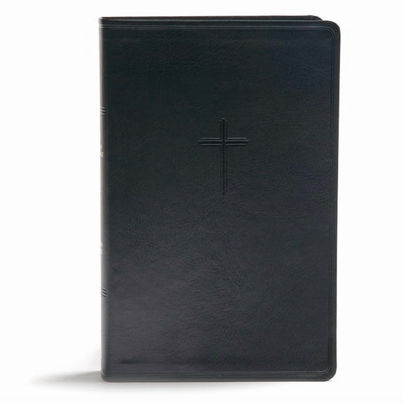 CSB Everyday Study Bible, Black Leathertouch, (Hardcover)