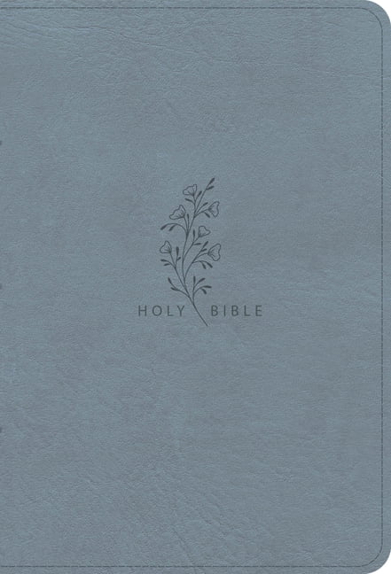 CSB Giant Print Reference Bible, Optimal Type, Digital Study Edition, Weathered Blue Leathertouch, Indexed, (Hardcover)