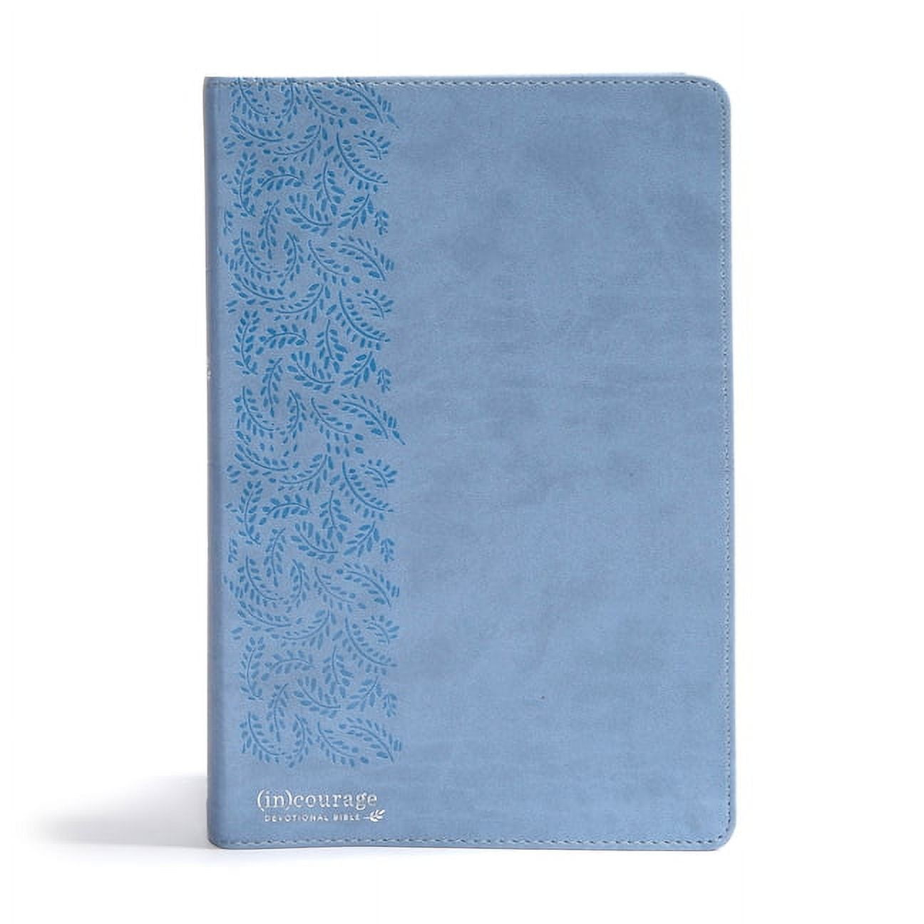 (IN)COURAGE; CSB BIBLES BY HOLMAN; DENISE J HUGHES CSB (In)Courage Devotional Bible, Blue Leathertouch, (Hardcover)
