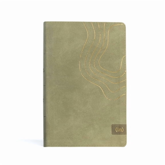 CSB (In)Courage Devotional Bible, Sage Leathertouch, Indexed, (Hardcover)
