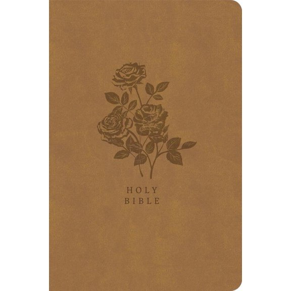 CSB Large Print Compact Reference Bible, Value Edition, Easy-To-Read Optimal Type, Camel Leathertouch, (Hardcover)