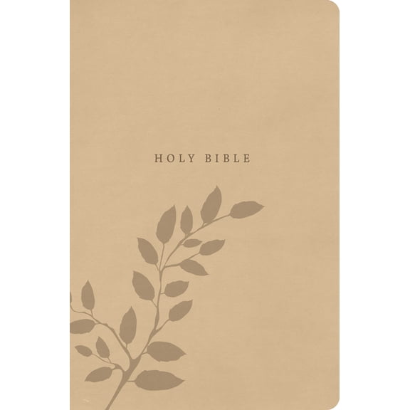 CSB Large Print Compact Reference Bible, Value Edition, Easy-To-Read Optimal Type, Camel Leathertouch, (Hardcover)