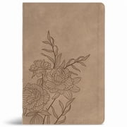 CSB Large Print Thinline Bible, Digital Study Edition, Earth Suedesoft Leathertouch, Hardcover