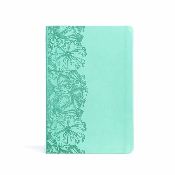 CSB Large Print Thinline Bible, Value Edition, Light Teal LeatherTouch (Hardcover)