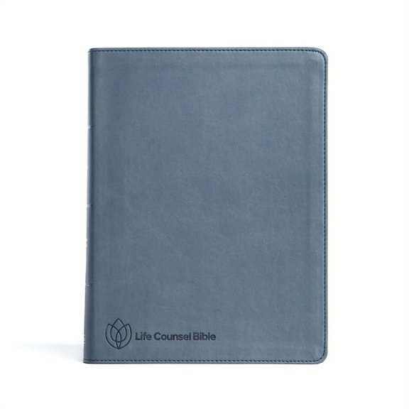 CSB Life Counsel Bible, Slate Blue Leathertouch, Indexed: Practical Wisdom for All of Life, (Hardcover)