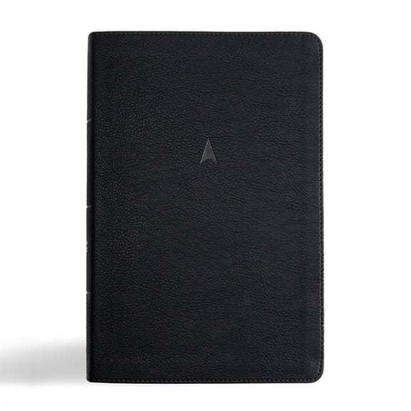 CSB Men's Daily Bible, Black Leathertouch, (Hardcover)