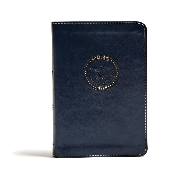 CSB BIBLES BY HOLMAN CSB Military Bible, Navy Blue LeatherTouch (Hardcover)
