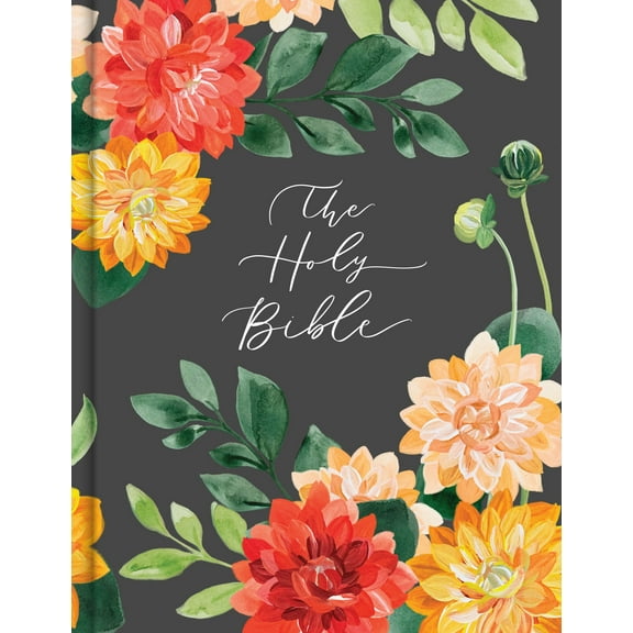 CSB Notetaking Bible, Hosanna Revival Edition, Dahlias Cloth over Board: The Holy Bible (Hardcover)