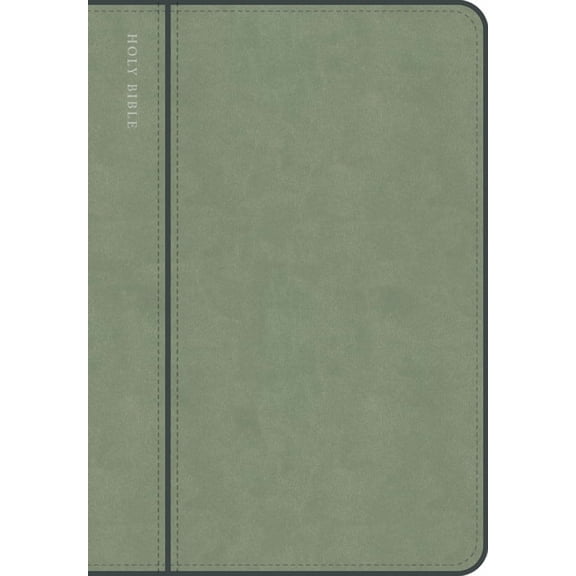 CSB Personal Size Giant Print Bible, Optimal Type, Digital Study Edition, Sage Suedesoft Leathertouch, (Hardcover)