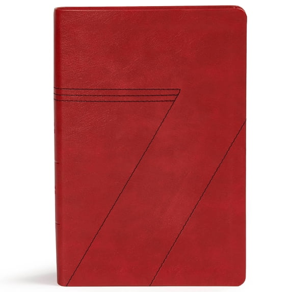 CSB Seven Arrows Bible, Crimson LeatherTouch : The How-to-Study Bible for Students (Hardcover)
