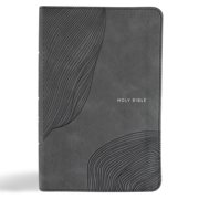 CSB Single-Column Compact Bible, Digital Study Edition, Charcoal Leathertouch, Hardcover