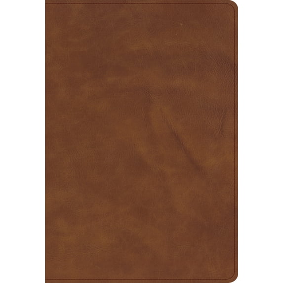 Holman Handcrafted Collection CSB Single-Column Compact Bible, Holman Handcrafted Collection, Zipper Closure, Marbled Tan Premium Calfskin, (Hardcover)