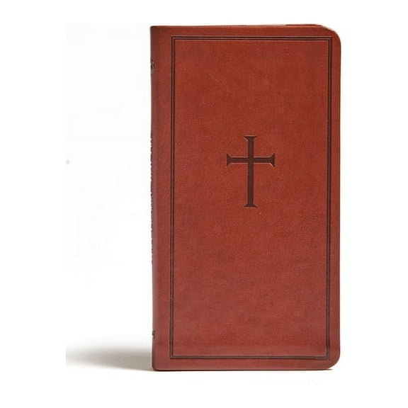 CSB Single-Column Pocket New Testament, Brown Leathertouch, (Hardcover)