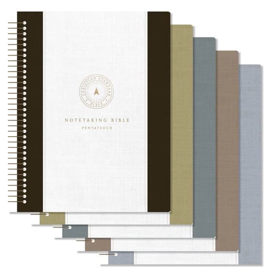 CSB Spiral-Bound Notetaking Bible, Optimal Type, Five-Volume Set, (Spiral-Bound)