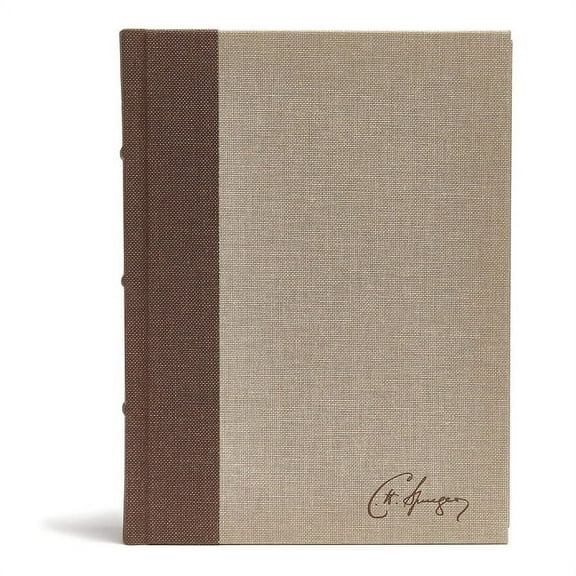 CSB Spurgeon Study Bible, Brown/Tan Cloth Over Board, (Hardcover)