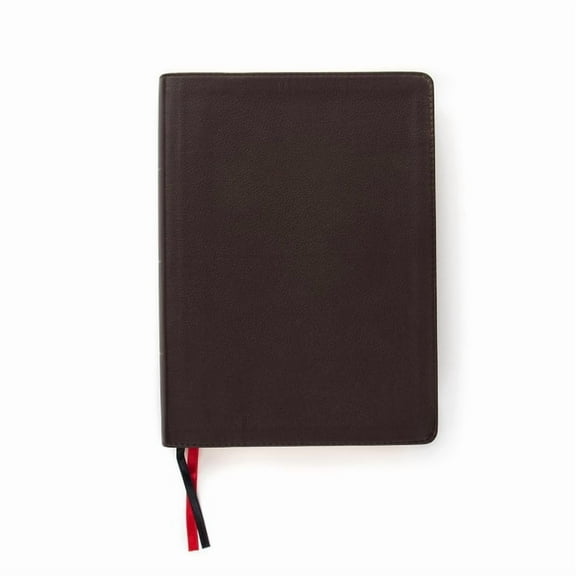 CSB Study Bible, Brown Genuine Leather, Indexed: Red Letter, Study Notes and Commentary, Illustrations, Ribbon Marker, S, (Hardcover)