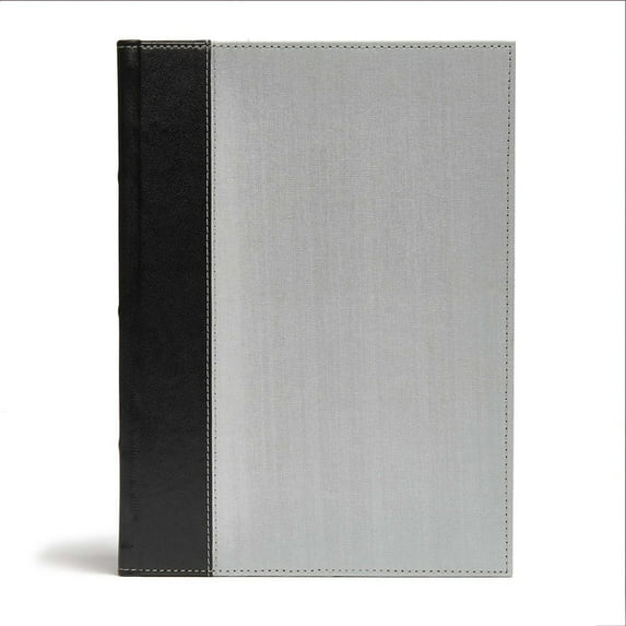 CSB Study Bible, Gray/Black Cloth Over Board : Faithful and True (Hardcover)