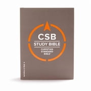 CSB Study Bible, Hardcover Red Letter, Study Notes and Commentary, Illustrations, Ribbon Marker, Sewn Binding, Easy-To-Read Bible Serif Type Hardcover