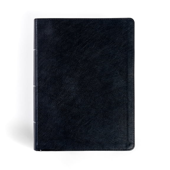 CSB Study Bible, Large Print, Digital Study Edition, Black Leathertouch, (Hardcover)