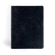 CSB Study Bible, Large Print, Digital Study Edition, Black Leathertouch, Hardcover