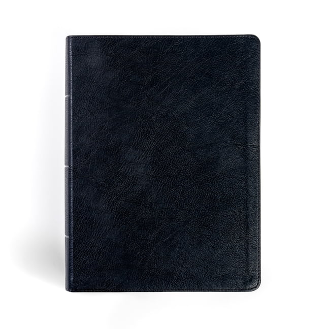 CSB Study Bible, Large Print, Digital Study Edition, Black Leathertouch