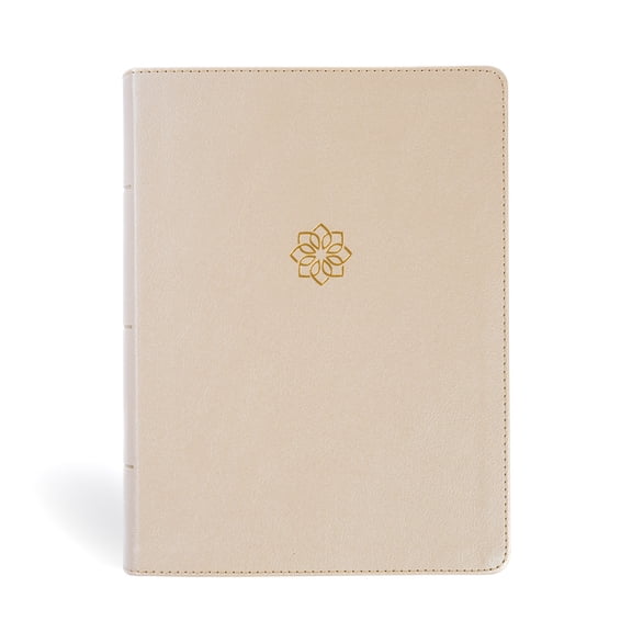 CSB Study Bible, Large Print, Digital Study Edition, Gold Leathertouch, (Hardcover)