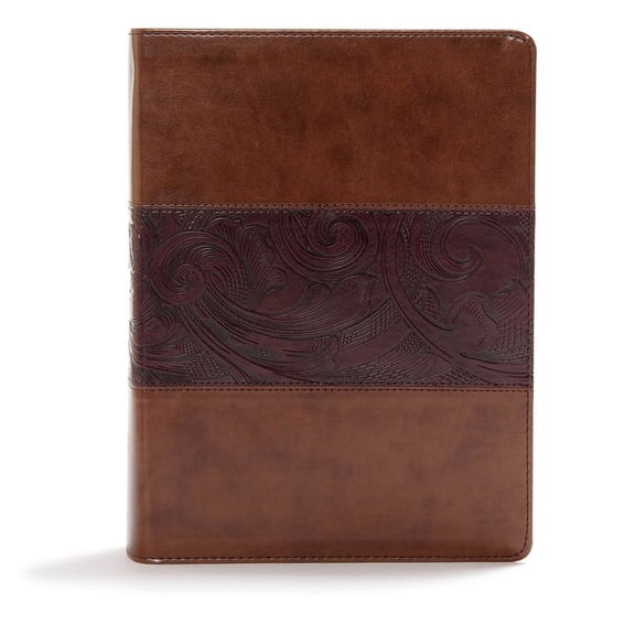 CSB Study Bible, Mahogany Leathertouch, Indexed: Faithful and True, (Hardcover)