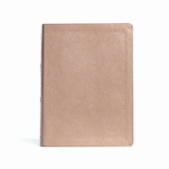 CSB Study Bible, Rose Gold Leathertouch, (Hardcover)