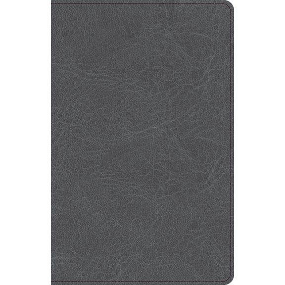 CSB Thinline Bible, Charcoal Leathertouch, (Hardcover)