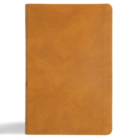 CSB Thinline Bible, Digital Study Edition, Camel Suedesoft Leathertouch, (Hardcover)