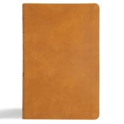 CSB Thinline Bible, Digital Study Edition, Camel Suedesoft Leathertouch, Hardcover