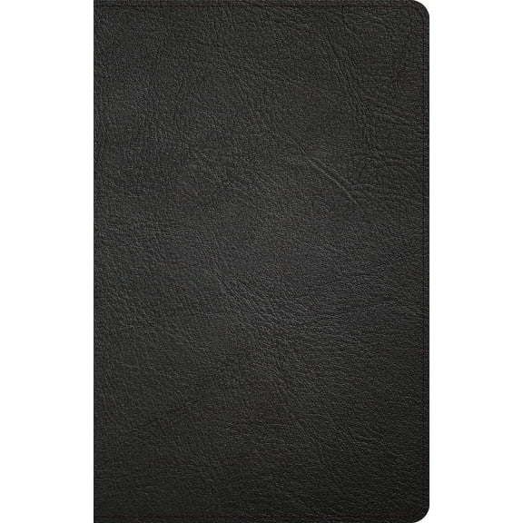 CSB Thinline Reference Bible, Black Genuine Leather (Hardcover)