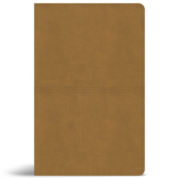 CSB Thinline Reference Bible, Digital Study Edition, Camel Suedesoft Leathertouch, (Hardcover)