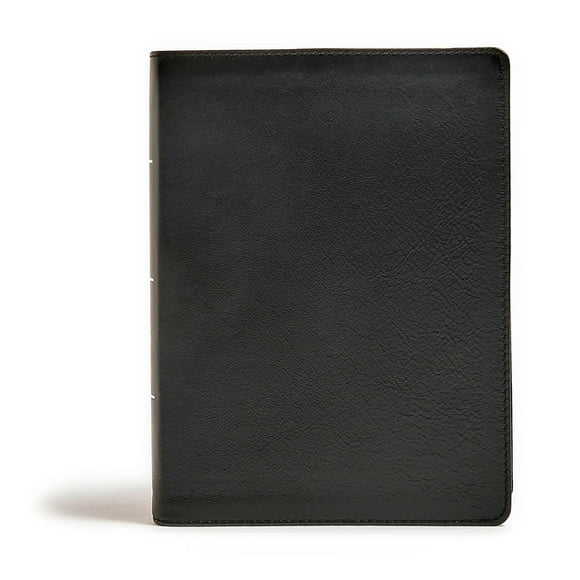 CSB Tony Evans Study Bible, Black Genuine Leather, Indexed: Study Notes and Commentary, Articles, Videos, Easy-To-Read F, (Hardcover)