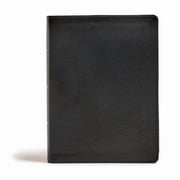 CSB Tony Evans Study Bible, Black Genuine Leather, Indexed Study Notes and Commentary, Articles, Videos, Easy-To-Read F, Hardcover
