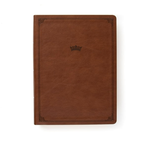 CSB Tony Evans Study Bible, British Tan LeatherTouch : Advancing Gods Kingdom Agenda (Hardcover)