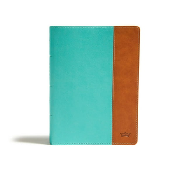 Pre-Owned CSB Tony Evans Study Bible, Teal/Earth LeatherTouch, Indexed : Advancing God's Kingdom Agenda (Paperback) 9781087721811