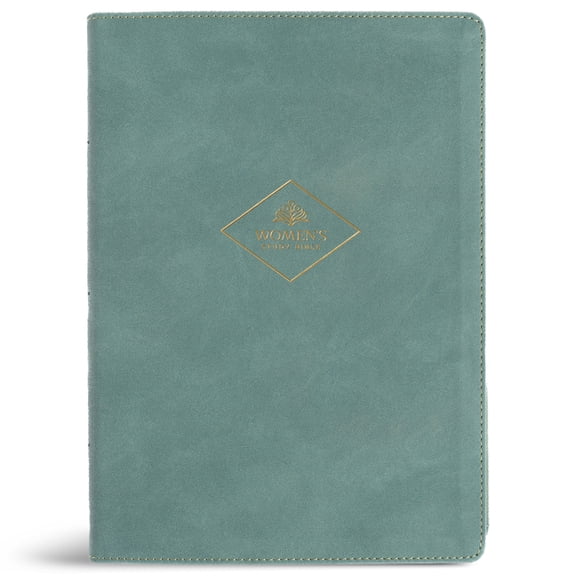 CSB Women's Study Bible, Earthen Teal Suedesoft Leathertouch, (Hardcover)