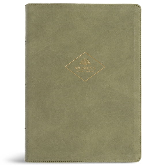 CSB Women's Study Bible, Sage Suedesoft Leathertouch, (Hardcover)