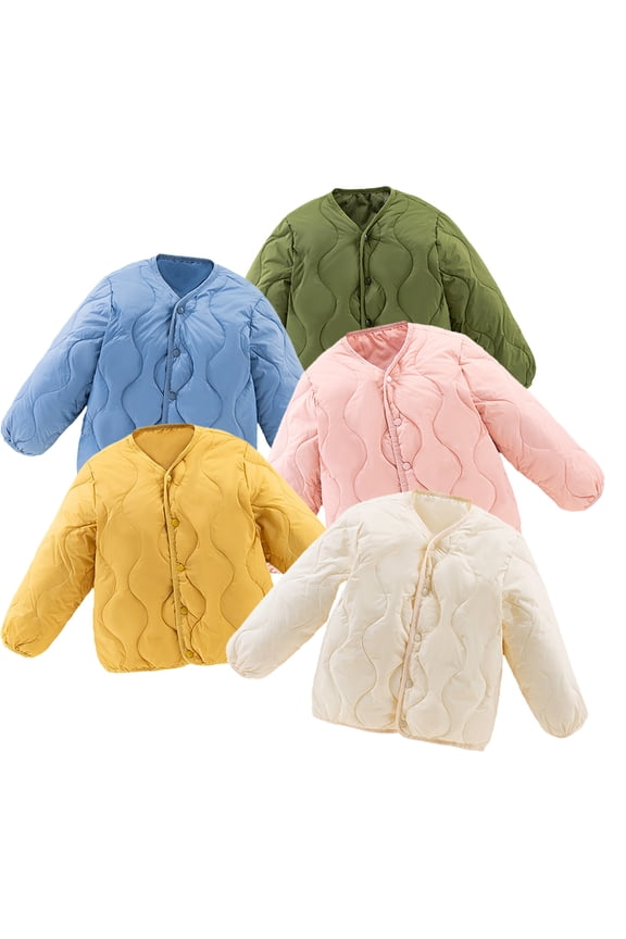 1-10Y Newborn Toddler for Winter Lightweight Cotton Jacket Kids Girls Boys Warm Liner Coat for Outdoor Indoor Daily