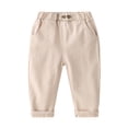 thumbnail image 1 of CSCHome 1-8T Boys Girls Spring Fall Casual Pants for Toddler Kids Comfortable Fashion Trousers Mid Waist Cotton Sweatpants Bottoms, 1 of 7