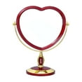 thumbnail image 1 of CSCHome 10.8x8.1x4.9in Heart-Shaped Makeup Mirror, Double-Sided Mirror for Daily Skincare in Bedroom, 1 of 5