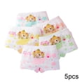 thumbnail image 2 of CSCHome 2-12Y Baby Girls lightweight Cotton Underwear Boxer Briefs Toddler Girls Undies Breathable Underwear for Baby Kids(Pack of 5), 2 of 7